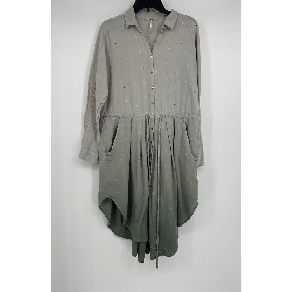 Free People Ray Of Light Extreme Buttondown